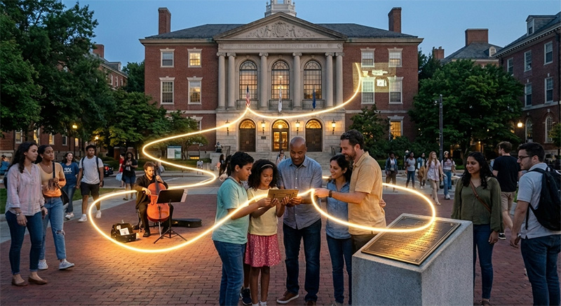 Story-driven public experience